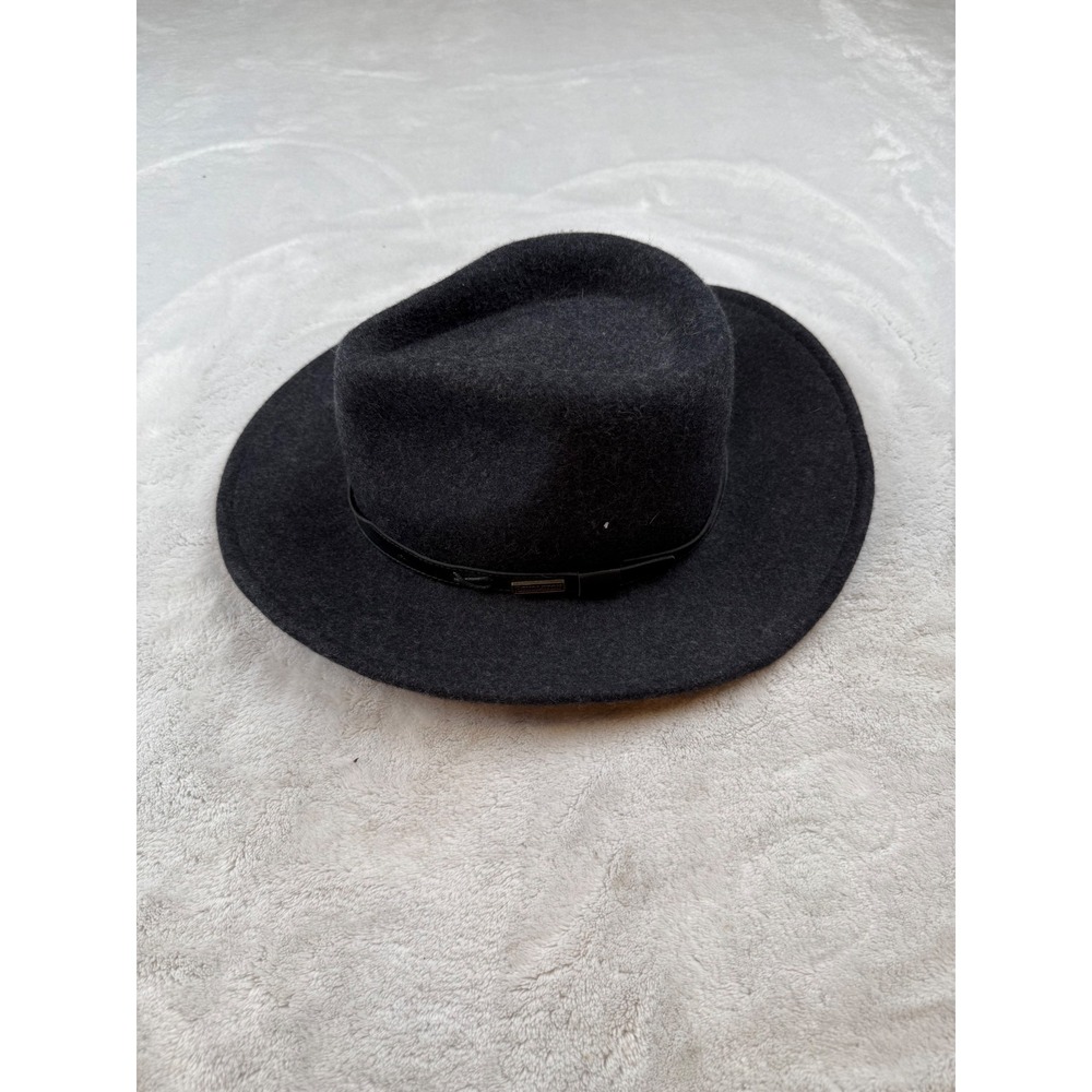 Pendleton Wool Fedora Hat Men's Black‎ M/M Wide Brim Cowboy Style
